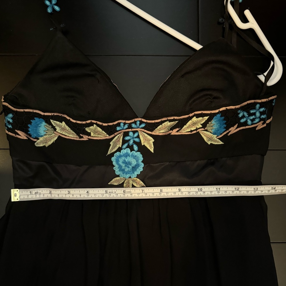 Sue Wong 100% Silk Dress Size 4 - Picture 7 of 9